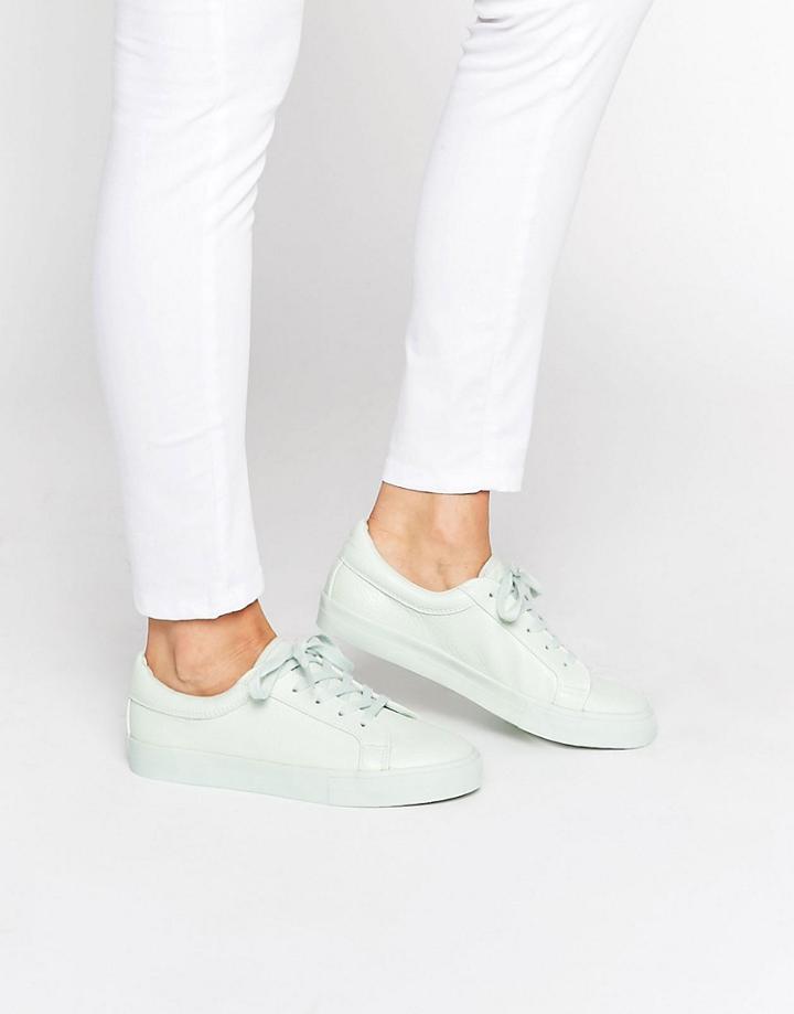 Asos Diaz Lace Up Sneakers - Blue
