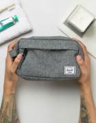 Herschel Supply Co Chapter Toiletry Bag In Charcoal - Gray