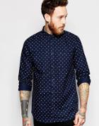 Weekday Shirt Bad Times Printed Minifloral Button Down - Minifloral Light Dot