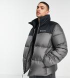 Columbia Puffect Jacket In Gray/black Exclusive At Asos-grey