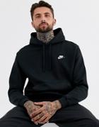 Nike Pullover Hoodie With Swoosh Logo In Black 804346-010