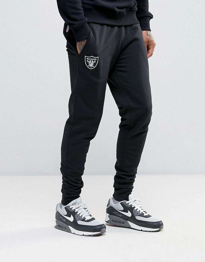 New Era Raiders Jogger In Skinny Fit - Black