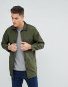 Le Breve Straight Trench - Green