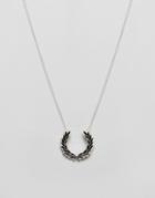 Fred Perry Laurel Wreath Necklace - Silver