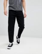 Asos Design Skater Jeans In Black - Black