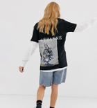 Reclaimed Vintage Inspired T-shirt With Art Print - Black