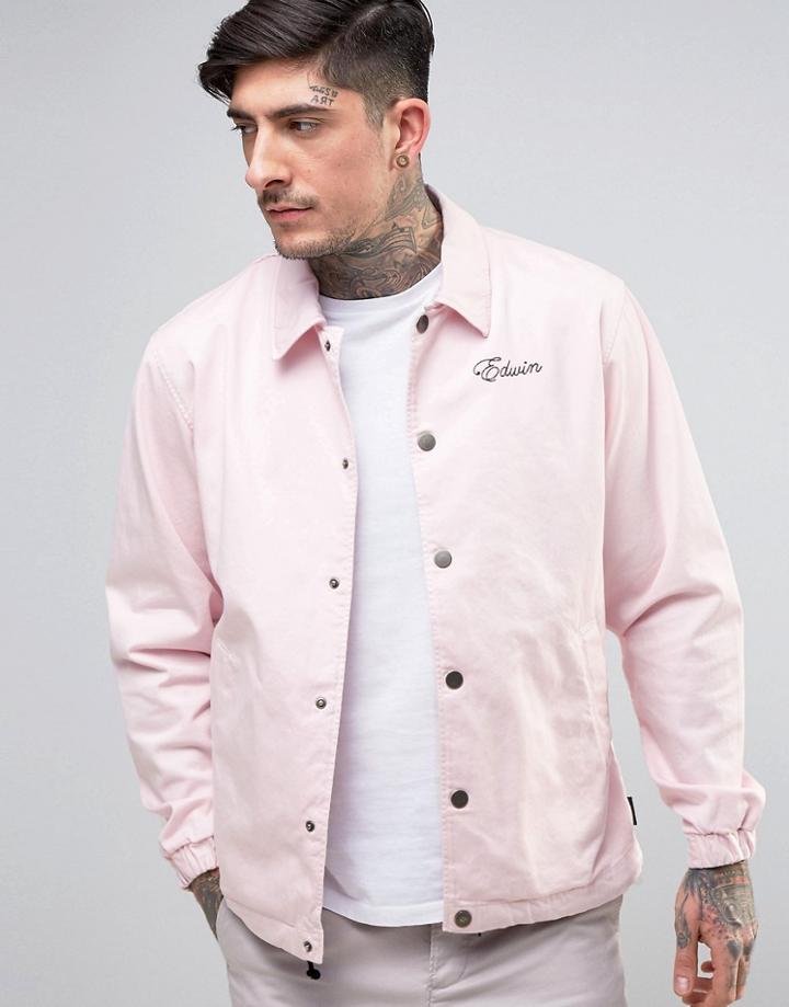 Edwin Coach Jacket - Pink