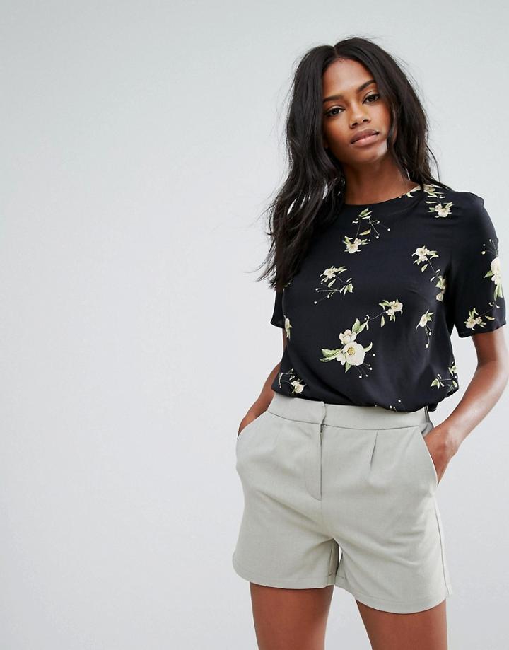 Y.a.s Anemone Tee - Black