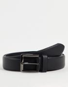 Fenton Square Buckle Belt In Black