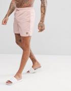 Lyle & Scott Swim Shorts In Dusty Pink - Pink