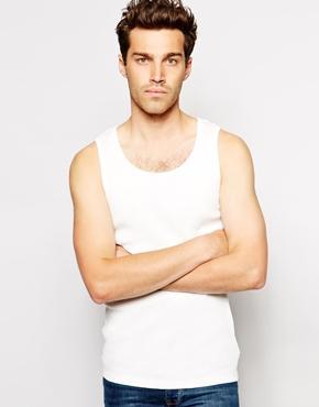 Nudie Tank Backbone - Offwhite