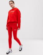 Adidas Originals Coeeze Leggings In Red - Red