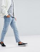 Cheap Monday Tapered Jeans In Light Blue - Blue
