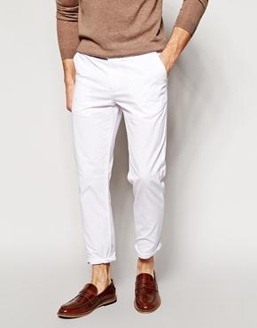 Asos Slim Chinos - White