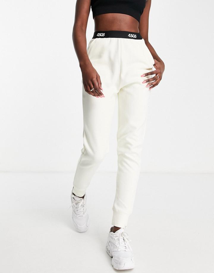 Asos 4505 Sweats With Logo-white