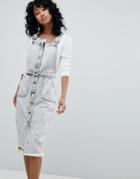 One Teaspoon Denim Pinafore Dress - Blue