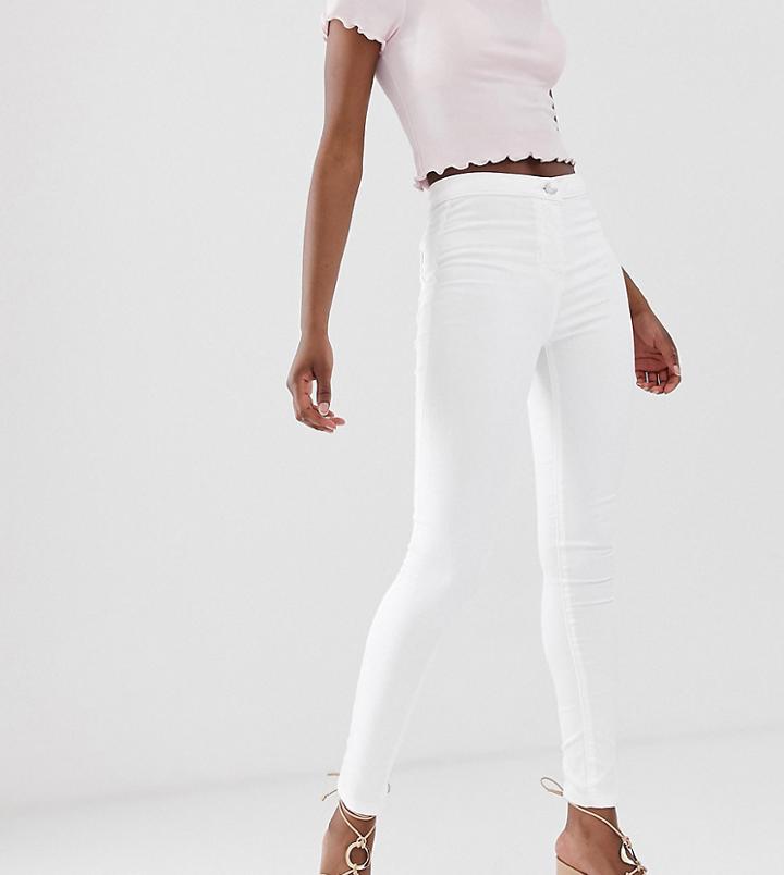 Parisian Petite Skinny Jegging-white