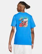 Nike Shoebox Graphic T-shirt In Blue-blues