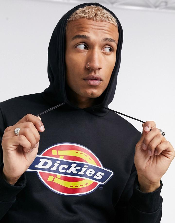 Dickies Horseshoe Icon Logo Hoodie In Black