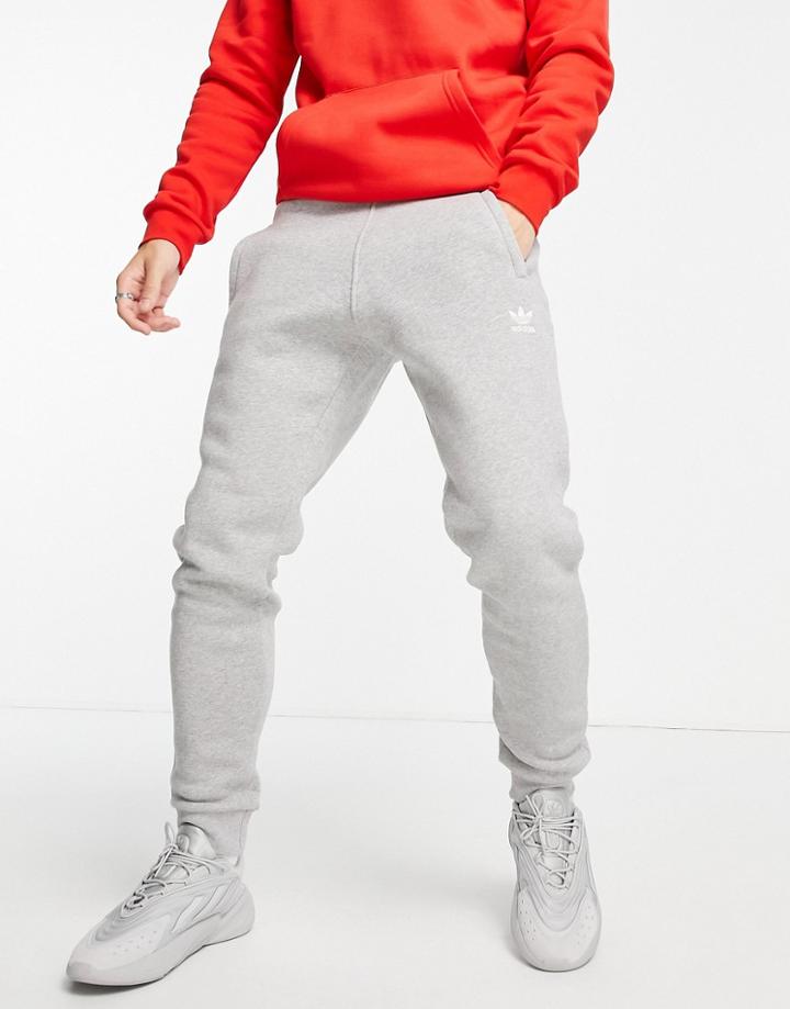 Adidas Originals Essentials Sweatpants In Gray-grey