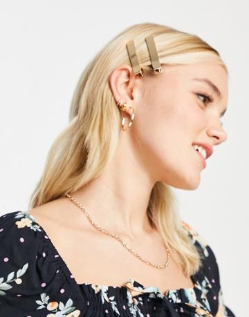 Accessorize Hair Clips In Gold