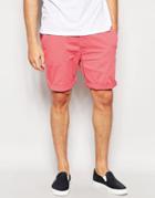 Pepe Jeans Mcqueen Red Turn Up Short - Red