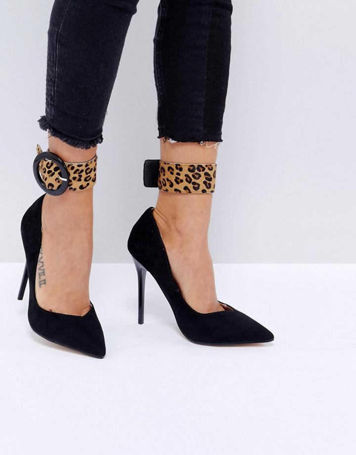 Asos Premium Leather Ankle Cuffs - Multi