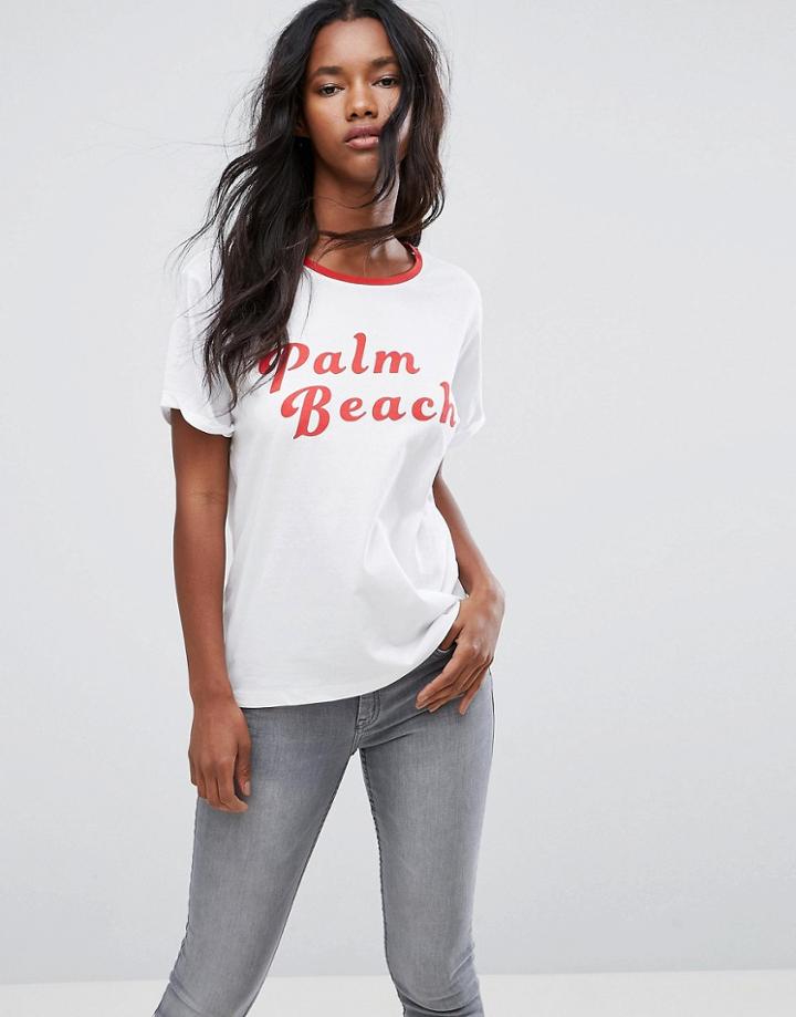Mango Palm Beach T-shirt - Red