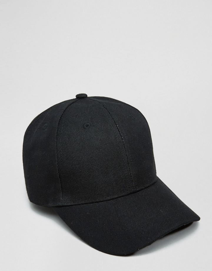 Gregory's Baseball Cap In Black - Black