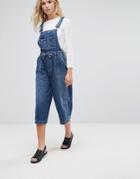 Pepe Jeans Colette Wide Leg Overall's - Blue