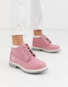 Timberland Nellie Chukka Ankle Boots In Pink