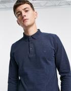 Wrangler Long Sleeve Polo Shirt-blues