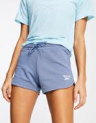 Reebok Identity Training French Terry Shorts In Light Blue-blues