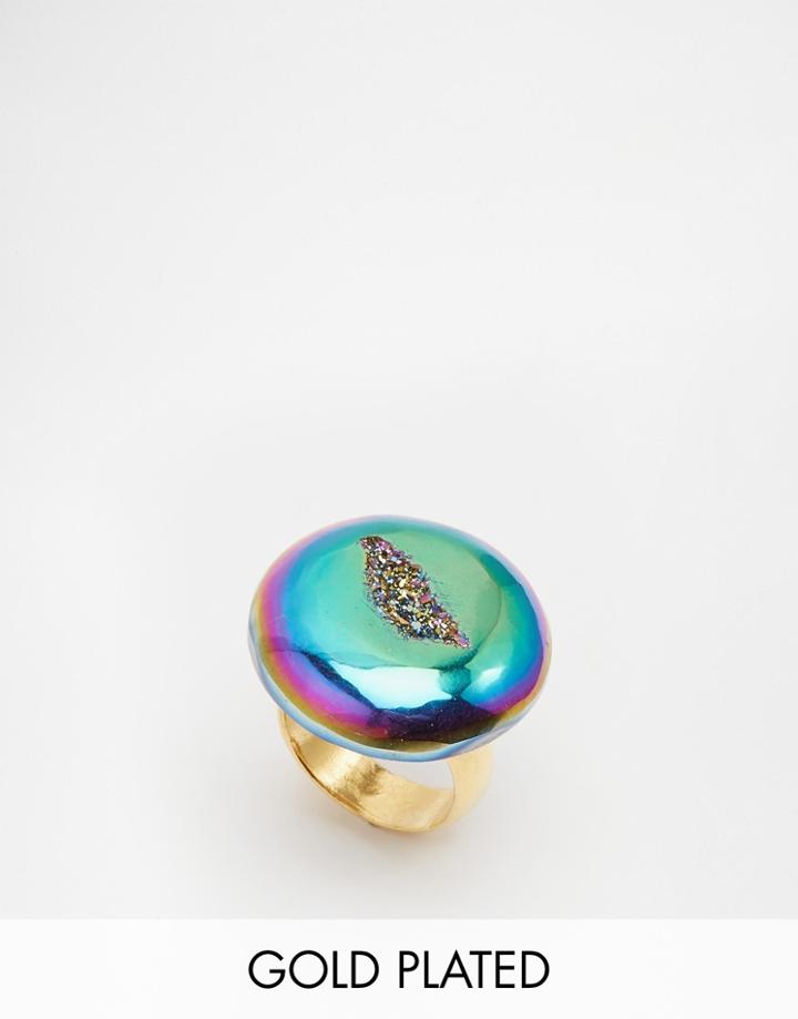 Only Child Rainbow Fortune Ring - Multi