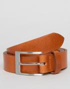 New Look Leather Belt In Tan - Brown