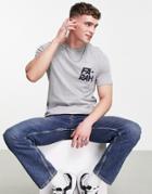 Farah Balcom Logo T-shirt In Gray
