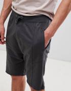 Soul Star Jersey Oversized Shorts - Gray