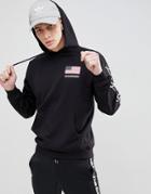 Penn Sport Muscle Hoodie With Sleeve Print - Black