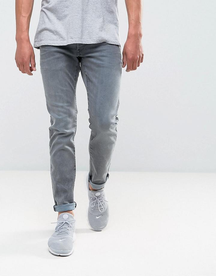 G-star 3301 Deconstructed Slim Overdye Blue Jean - Blue