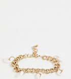 Glamorous Gold Chain Bracelet With Shell Charms