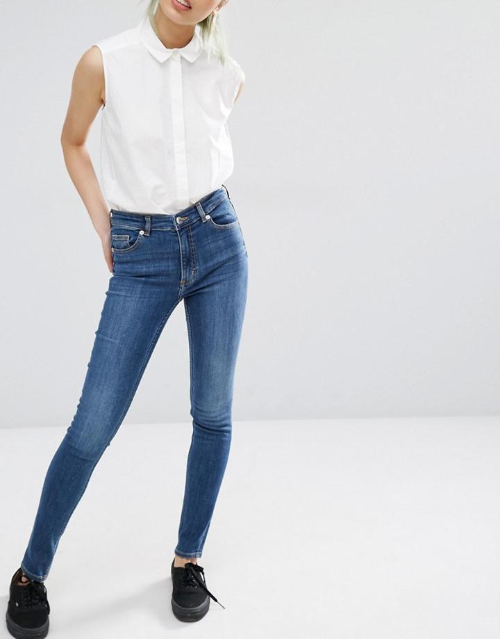 Monki Mocki Super Skinny Jean - Dark Indigo