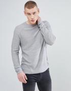 New Look Knitted Sweater In Gray - Gray