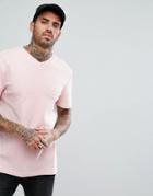 Midnight Surf Soccer Style T-shirt - Pink