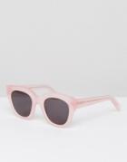 Monokel Eyewear Cleo Cat Eye Sunglasses In Pink - Pink