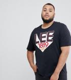 Lee Plus Retro Logo T-shirt Black - Black