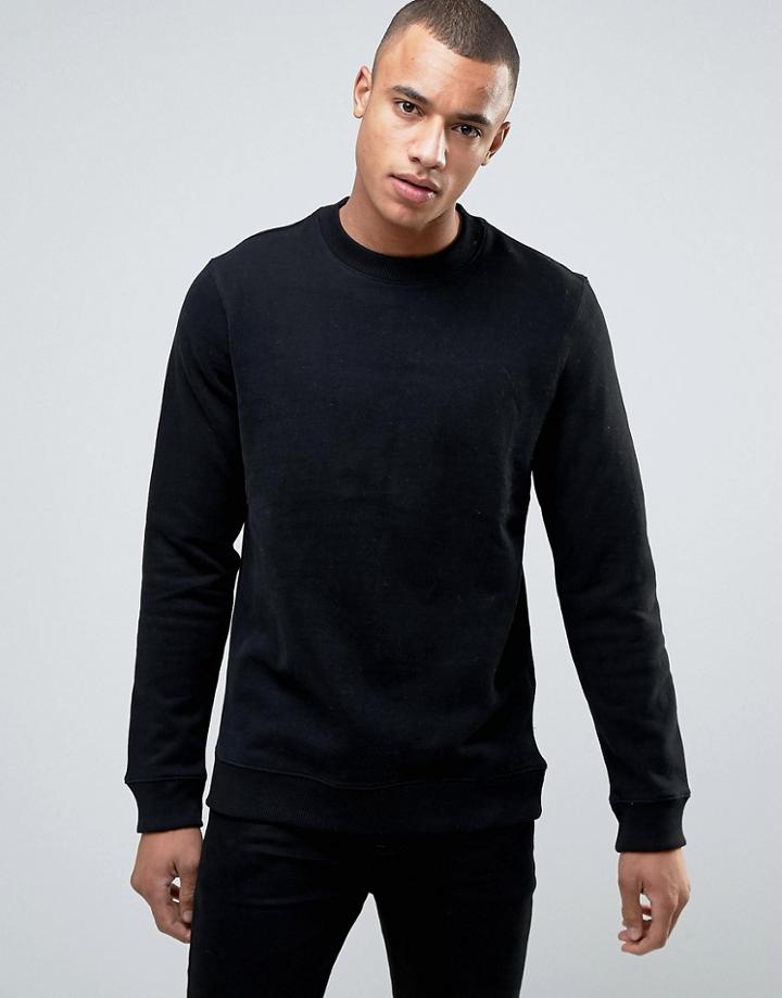Burton Menswear Crew Neck Sweat - Black