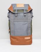 Eastpak Bust Backpack In Merge Mix Gray - Gray