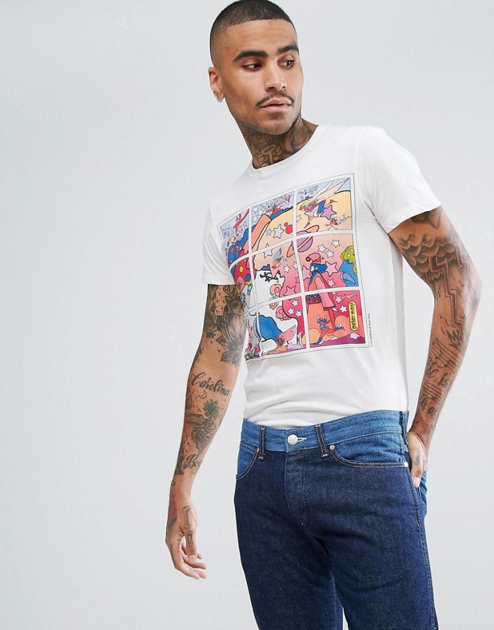 Wrangler Peter Max Artist T-shirt White - White