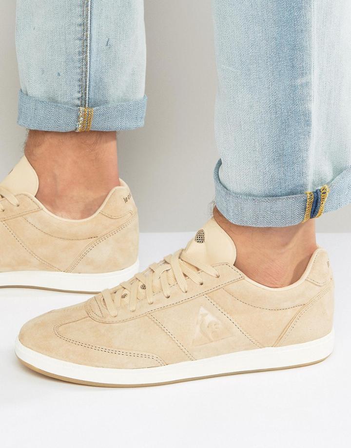 Le Coq Sportif Stadio Sneakers In Beige Exclusive To Asos - Beige