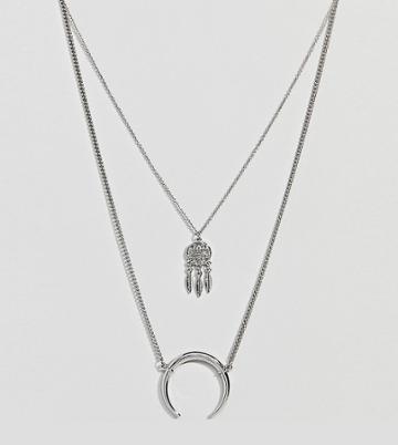 Uncommon Souls Dreamcatcher Necklace - Silver